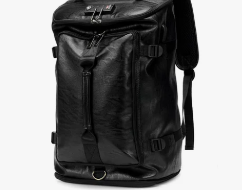 多功能旅行双肩包男潮超大容量复古学生书包运...