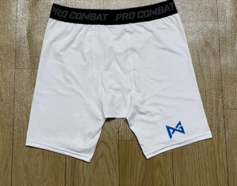 篮球弹力裤 紧身裤男五分乔治美式高弹速干短...