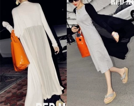 防晒衣夏季2018新款明星同款沙滩雪纺长袖...