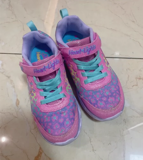 Skechers斯凯奇闪灯鞋女中大童鞋春秋...