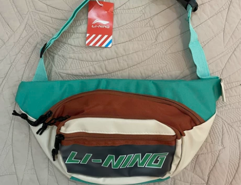 闲置中国李宁时装周款潮流百搭男女同款情侣腰...