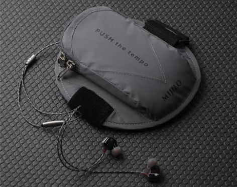 米基洛反光跑步手机臂包女健身运动神器手臂包...