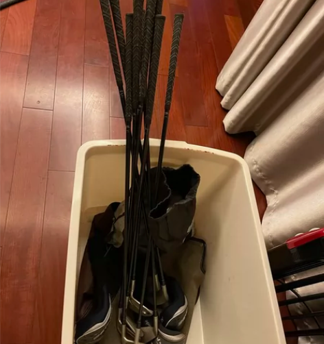 高尔夫球杆，打包出，包没了，一共17只 感...