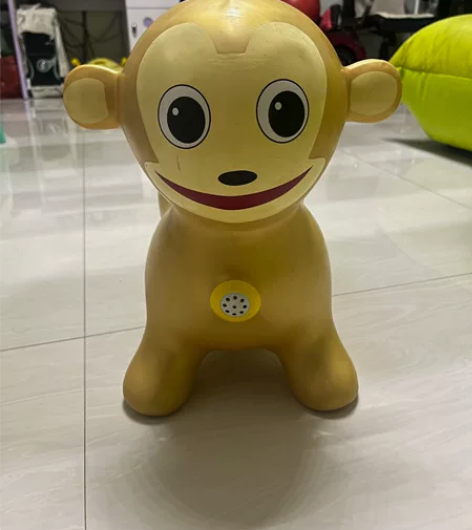 正品儿童“哈哈球皮皮猴”宝宝坐骑 儿童充气...