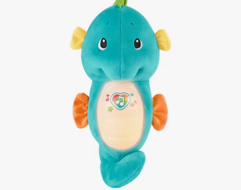 费雪声光安抚玩偶小海马 胎教 亲子早教音乐...