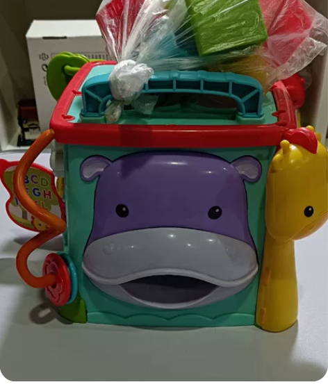 费雪 六面体 六面盒 智立方双语宝宝 音乐...