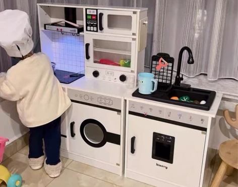 韩国高端儿童过家家厨房冰箱仿真玩具做饭厨具...