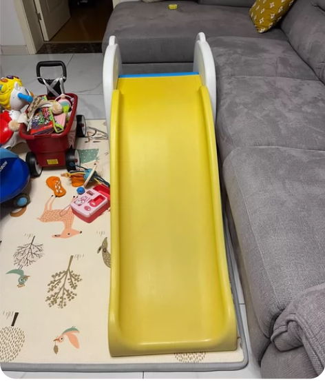 滑梯澳乐家用小象滑梯，塑料婴幼儿宝宝小型滑...