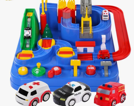 拖马斯小火车套装轨道停车场儿童抖音汽车 颜...