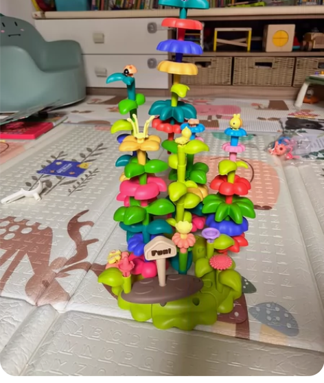纽奇积木花园-自由DIY拼插积木，1套近1...