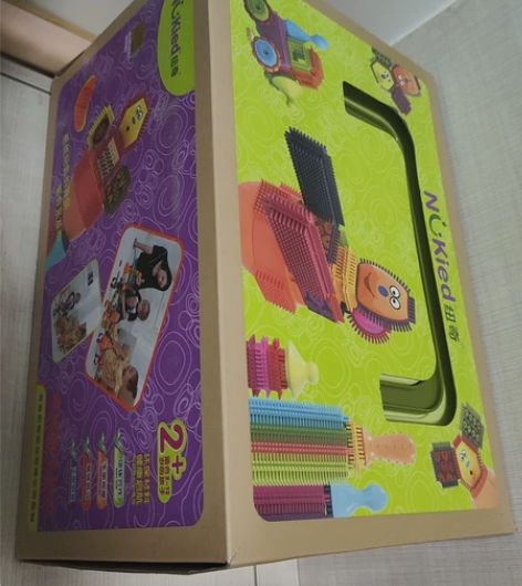 鬃毛儿童积木拼装玩具益智 早教积木，纽奇。...