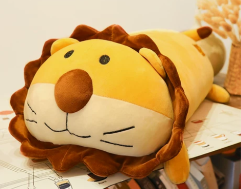 小狮子公仔毛绒玩具太阳玩偶可爱布娃娃大号女...