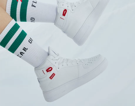 乔丹高帮板鞋女2020夏季新款百搭厚底休闲...