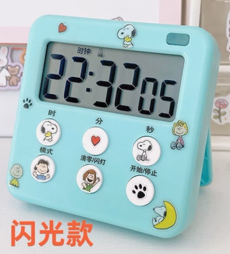 可静音计时器提醒学生学习做题多功能厨房闹钟...