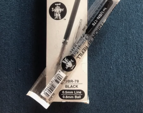 三菱UBN-178黑色笔芯UBR-78【九...