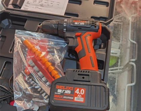 德力西无刷锂电钻充电式手钻家用电动螺丝刀小...