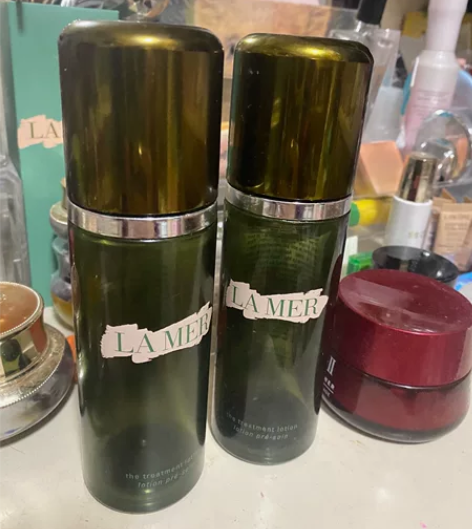 海蓝之谜精粹水～还剩一次的量，可以买去试用...