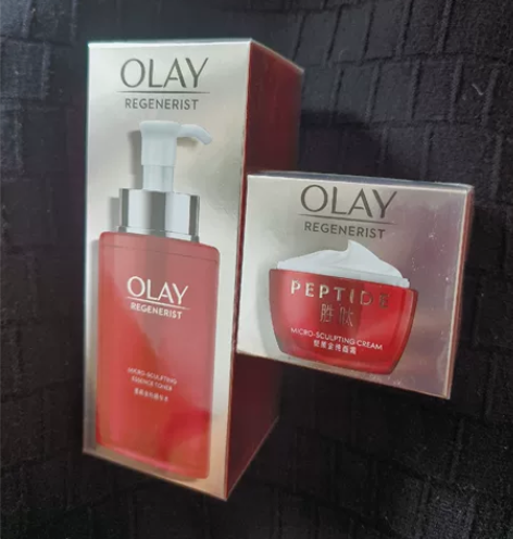 OLAY大红瓶250ml水一瓶，50g面霜...