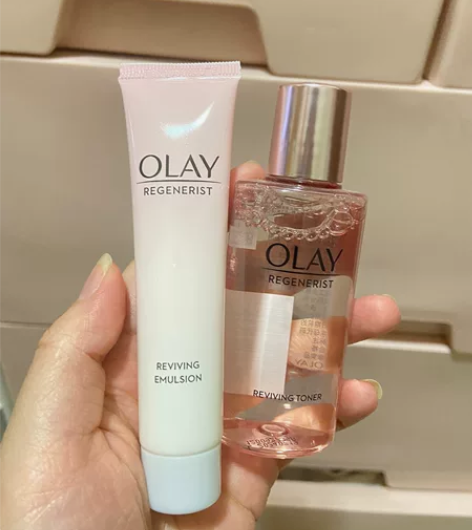 OLAY玉兰油 桃花水50ml+桃花乳20...