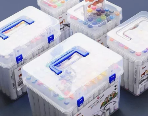 【全新马克笔】马克笔套装便宜大容量小学生水...