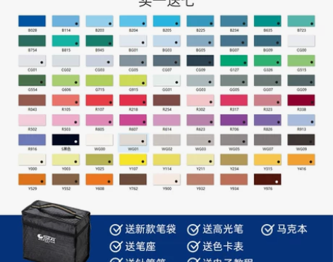 【跨年狂欢】STA斯塔6801双头油性马克...