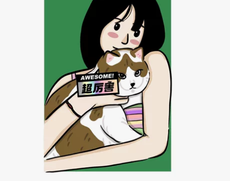 手绘头像定制简笔画豆豆眼头像卡通头像ins...