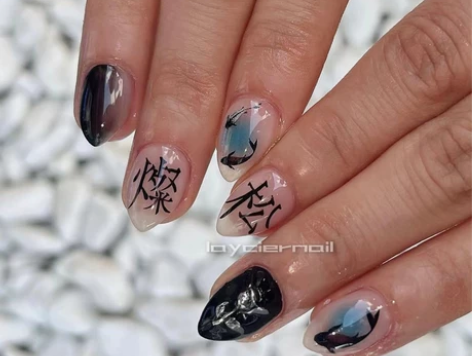 ?辣妹y2k? ?纯手工定制手绘穿戴美甲?...