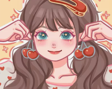 鸭鸭风Q版手绘头像画卡通真人照片宠物漫画头...