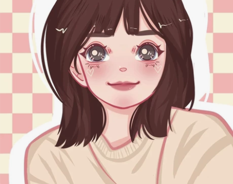 鸭鸭风定制头像手绘头像Q版定制头像 单人白...