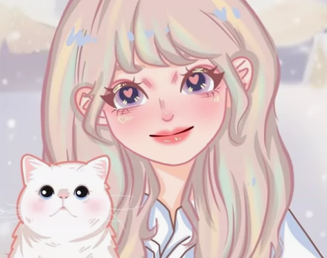 Q版手绘鸭鸭风闺蜜情侣宠物头像定制ins风...