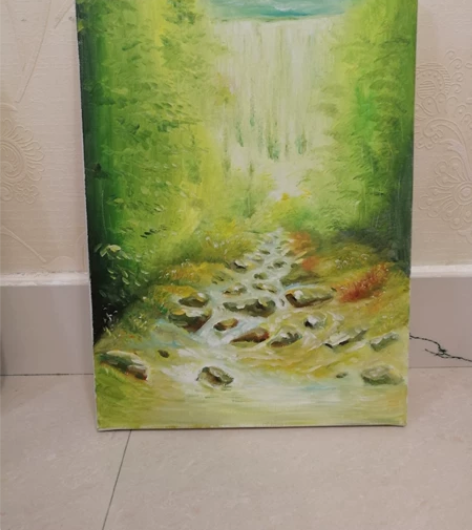 手工油画,不是数字油画,尺寸20*30~3...