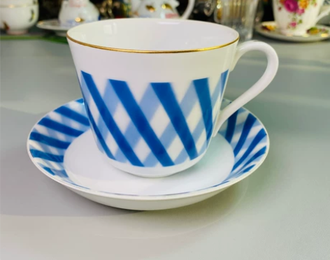 日本回流咖啡杯一套 全品  盘子无金边 如...