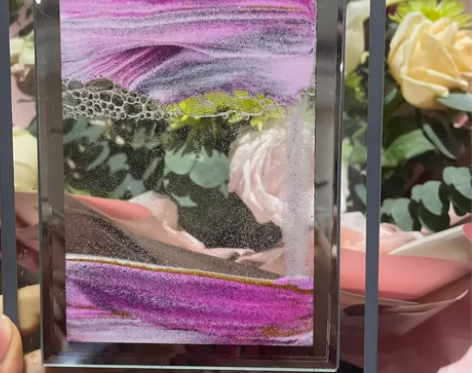 3d立体流沙画玻璃创意流沙画沙漏摆件生日礼...