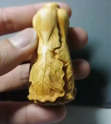 崖柏 白菜 百财 油性好 太行崖柏创意木雕...