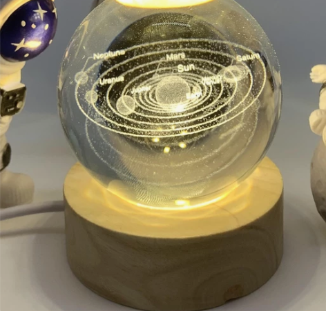 现货秒发水晶球摆件批发宇宙银河系列3D内雕...