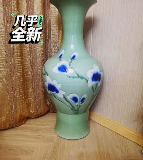 九成新大花瓶，落地花瓶，陶瓷花瓶，支持武汉...