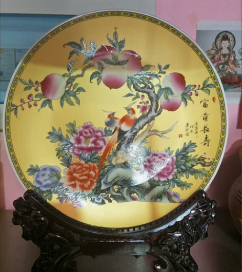 富贵长寿赏盘，献给父母，送老人，都可以，自...