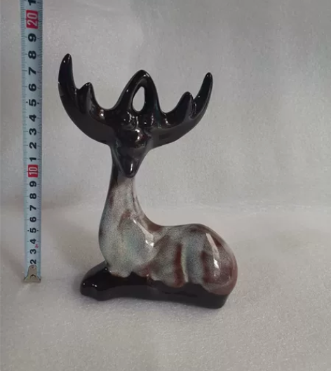 宜昌彩陶老厂70—80年代驯鹿釉色肥厚。 ...