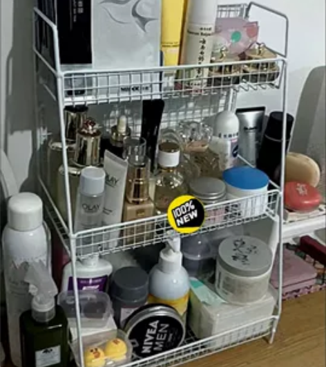 【3层18.5元包邮】全新化妆品收纳架收纳...