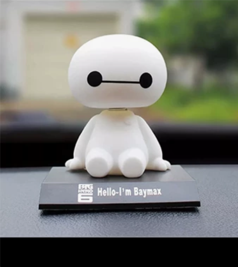 创意大白摇头公仔汽车摆件车饰车载摆设车内用...