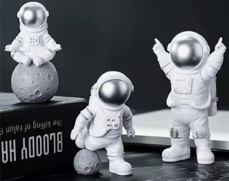 可爱宇航员摆件小太空人模型车载家居桌面装饰...