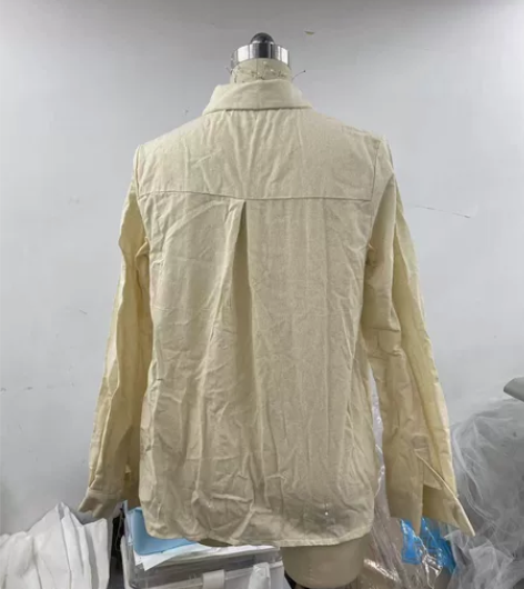 白坯布衬衫,服装设计专业,服装工艺课作业 ...