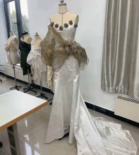 礼服立裁 服装设计 立体裁剪 做工精致 ...
