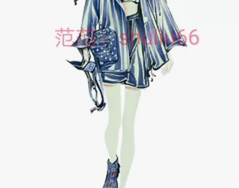 ps电脑服装设计效果图成品，之前画好的！ ...