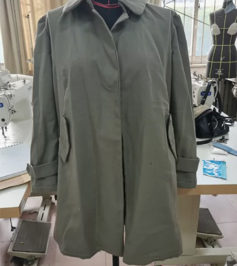 女装工艺女士风衣，服装设计专业 大学生自己...