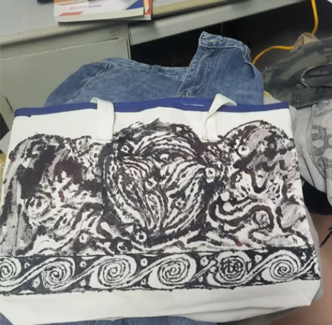 macrame编织纯手工面料改造再造服装设...