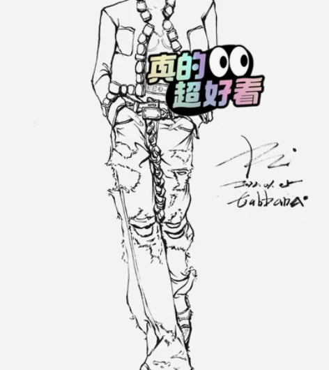 服装效果图 线稿 服装设计 马克笔 可板绘...