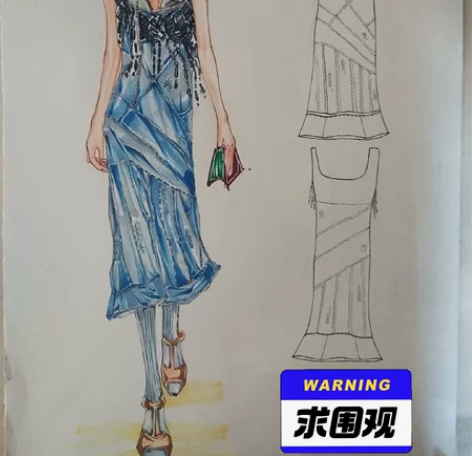 服装设计 /时装画/procreate服装...