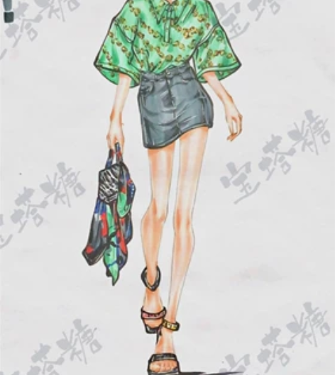 服装效果图｜马克笔时装画 代画，20-50...