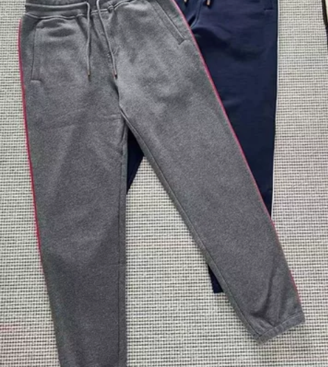 意大利BC 男士休闲侧边织带针织牛肚棉抽绳...